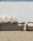 Cushion Cover-Coastal Fringe-Sand Beige-45cm x 45cm