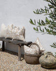 Cushion Cover-Coastal Fringe-Sand Beige-45cm x 45cm