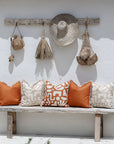 Cushion Cover-Coastal Fringe-Solid Terracotta-45cm x 45cm