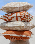 Cushion Cover-Coastal Fringe-Solid Terracotta-45cm x 45cm