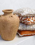 Cushion Cover-Coastal Fringe-Solid Terracotta-45cm x 45cm