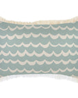 Cushion Cover-Coastal Fringe-Ocean Seafoam-35cm x 50cm
