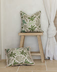 Cushion Cover-Coastal Fringe-Seaweed-45cm x 45cm