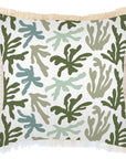 Cushion Cover-Coastal Fringe-Seaweed-60cm x 60cm