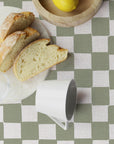 Tablecloth-Check Sage-250cm x 142cm