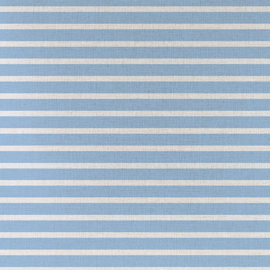 Cushion Cover-Coastal Fringe-Hampton Stripe Pale Blue-60cm x 60cm