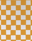 Cushion Cover-With Piping-Check Gold White-35cm x 50cm