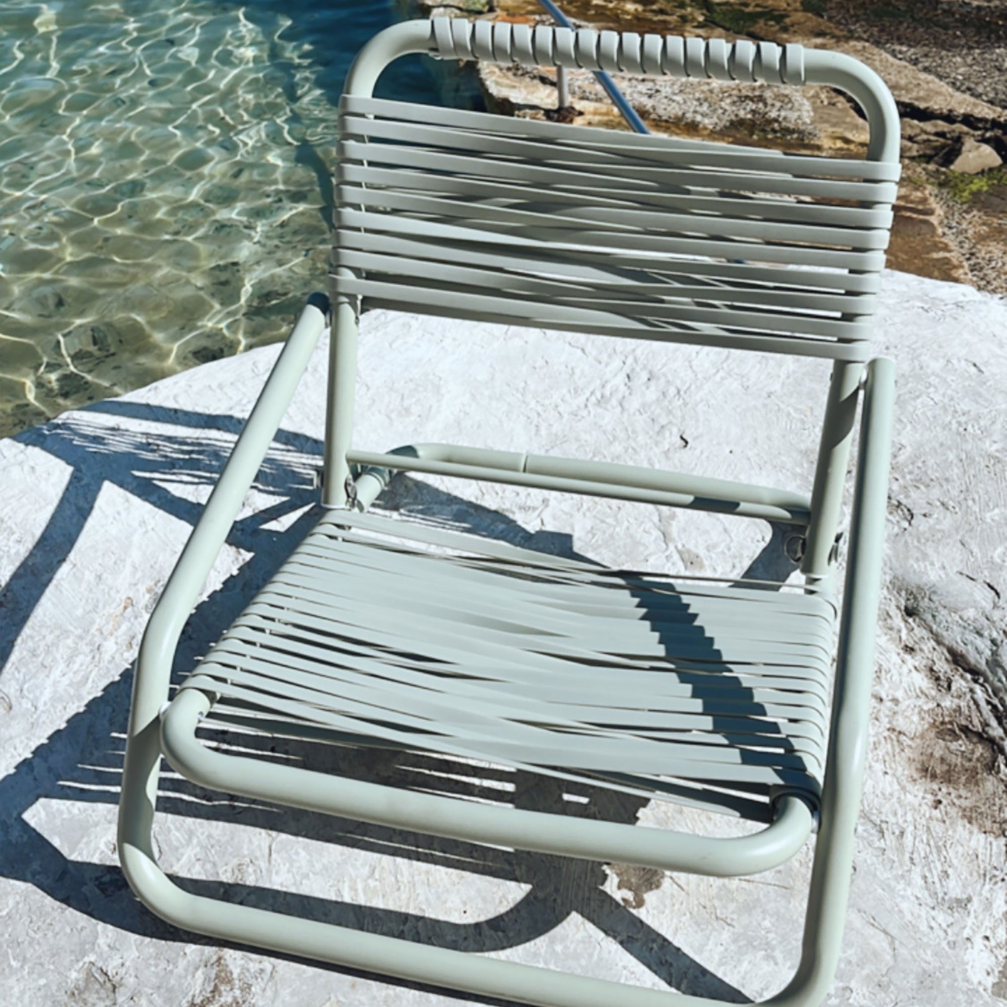Designer Beach Chair-Sage
