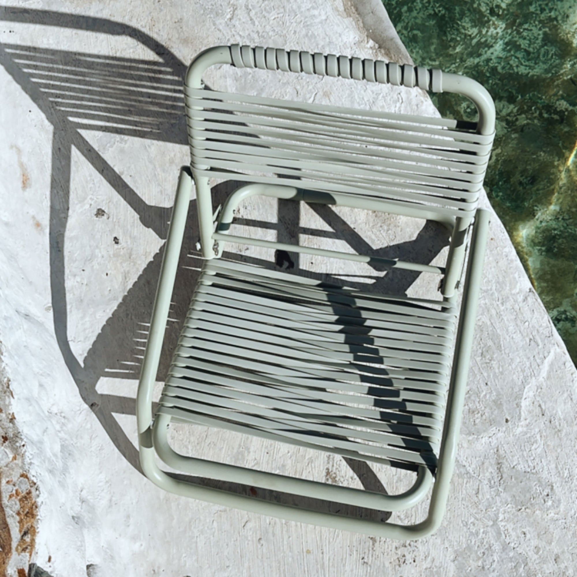 Designer Beach Chair-Sage