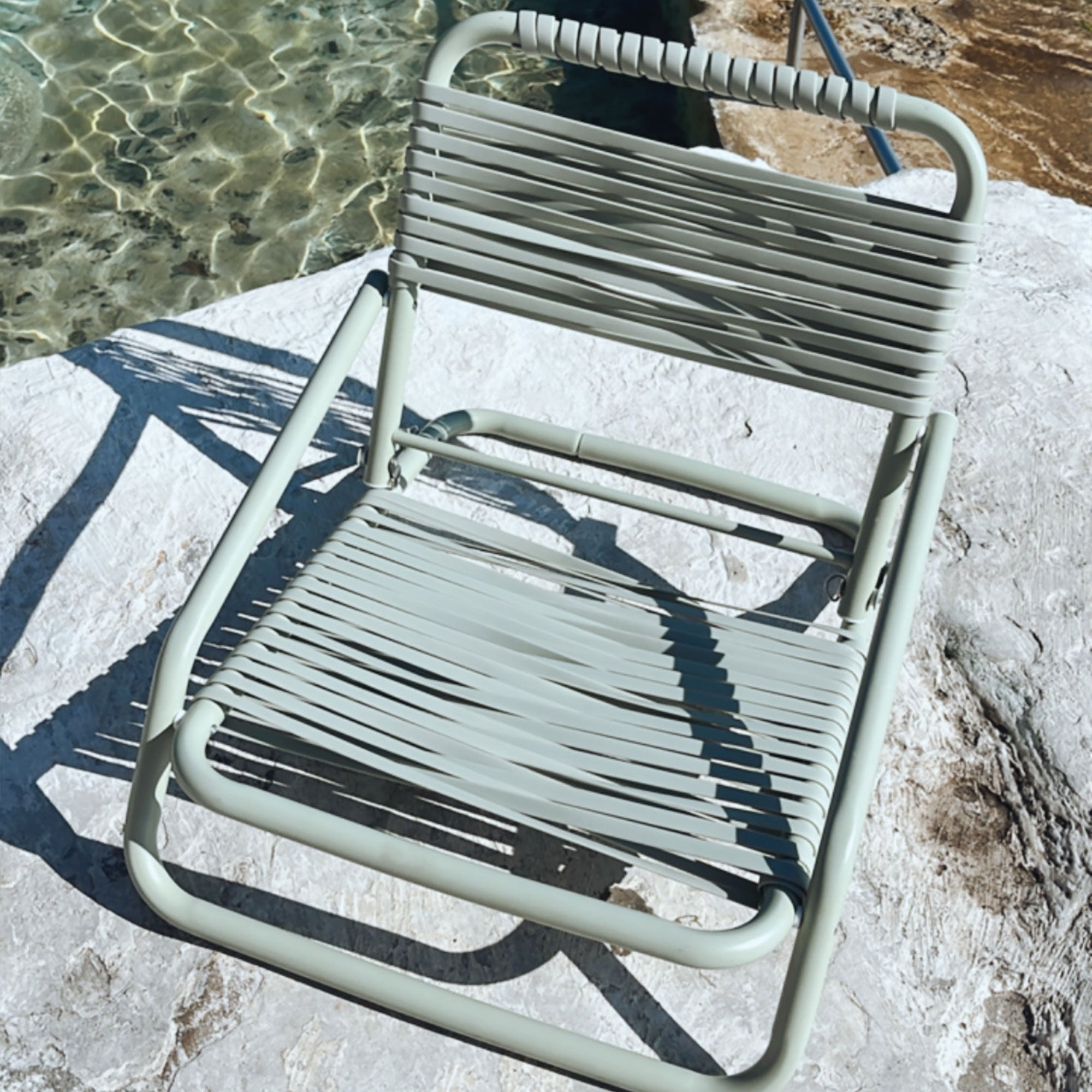 Designer Beach Chair-Sage