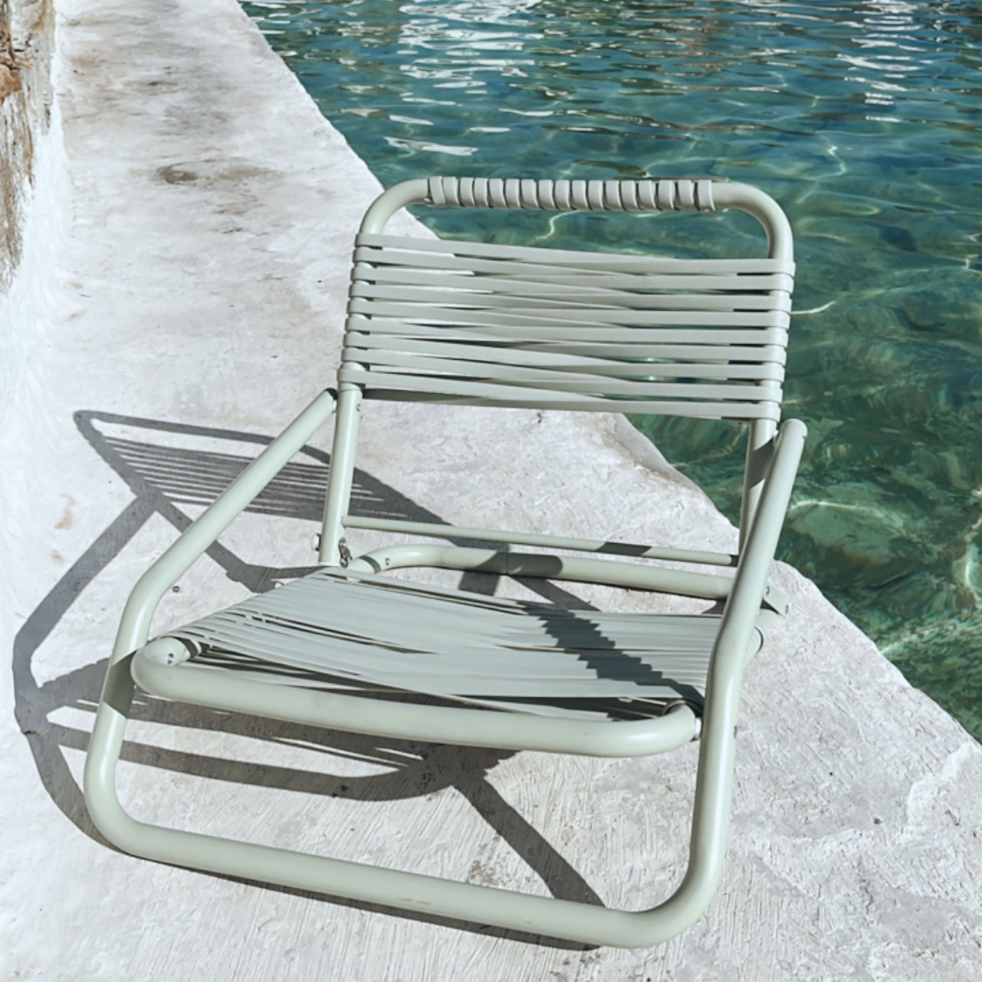 Designer Beach Chair-Sage