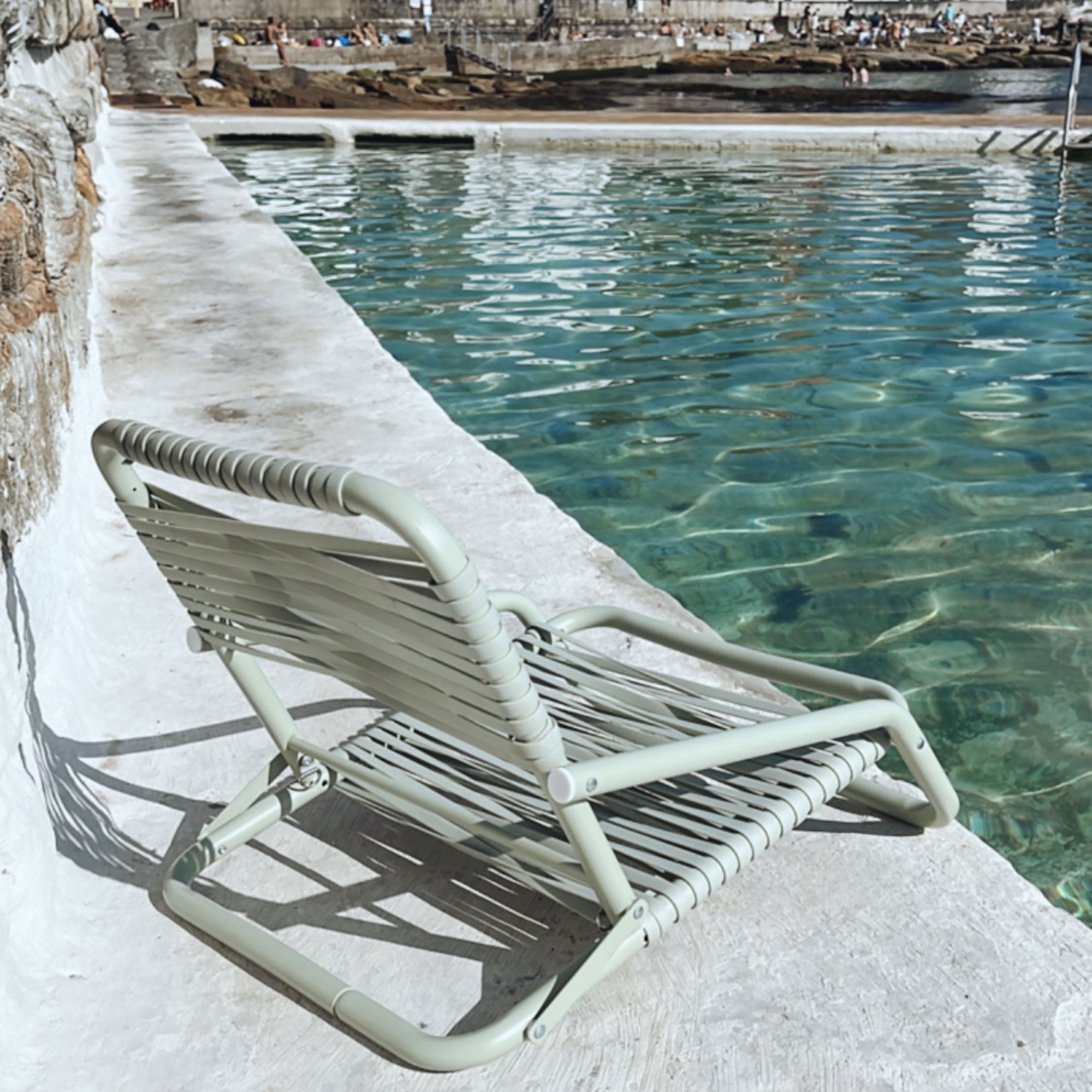 Designer Beach Chair-Sage