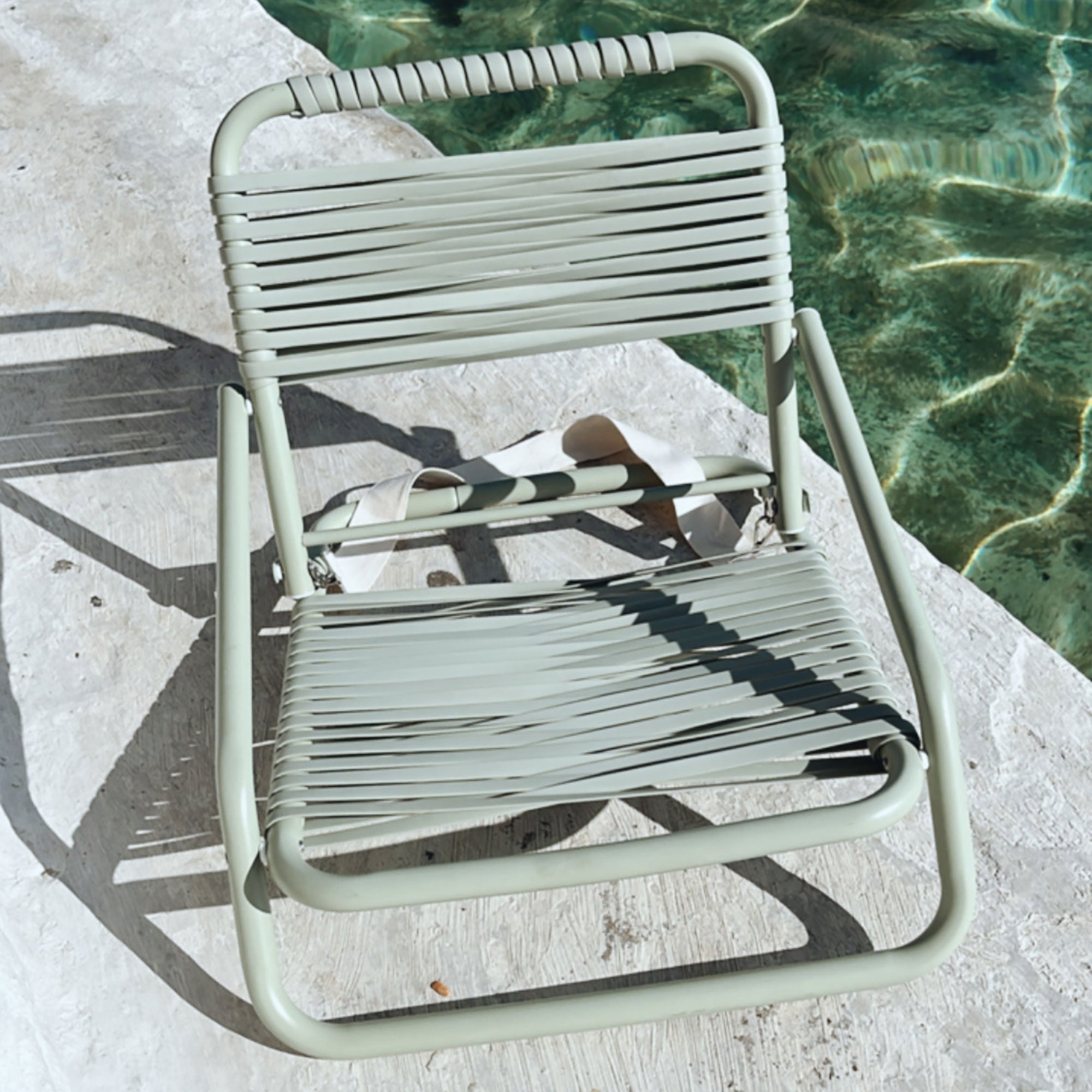 Designer Beach Chair-Sage