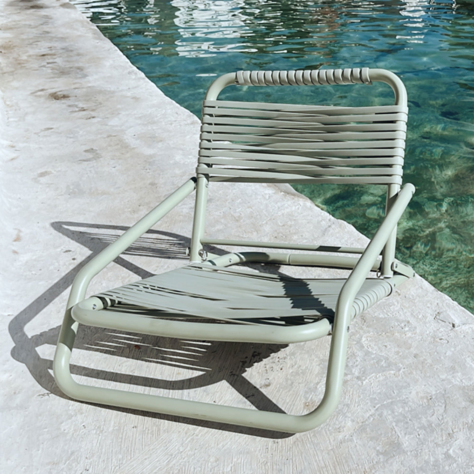 Designer Beach Chair-Sage