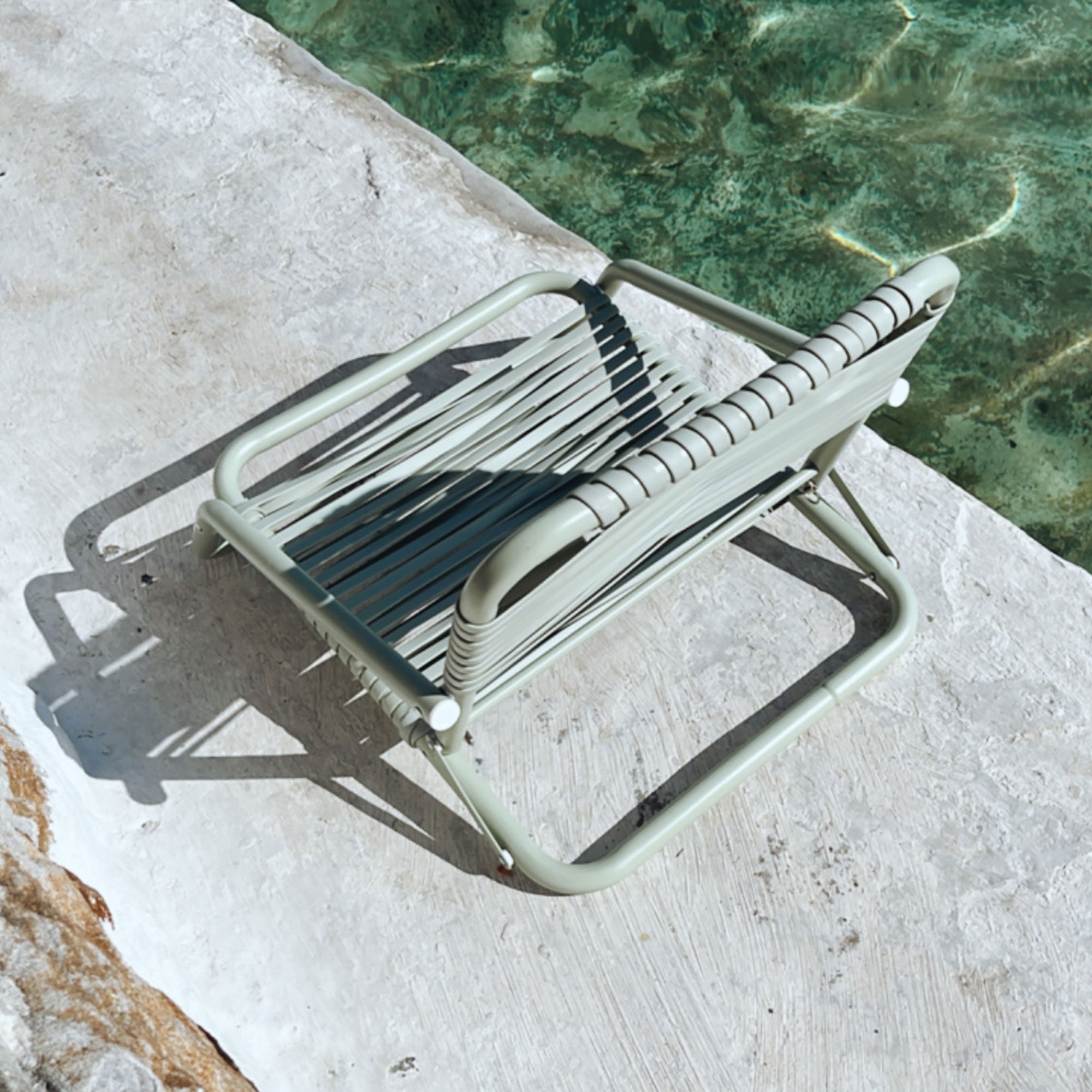 Designer Beach Chair-Sage