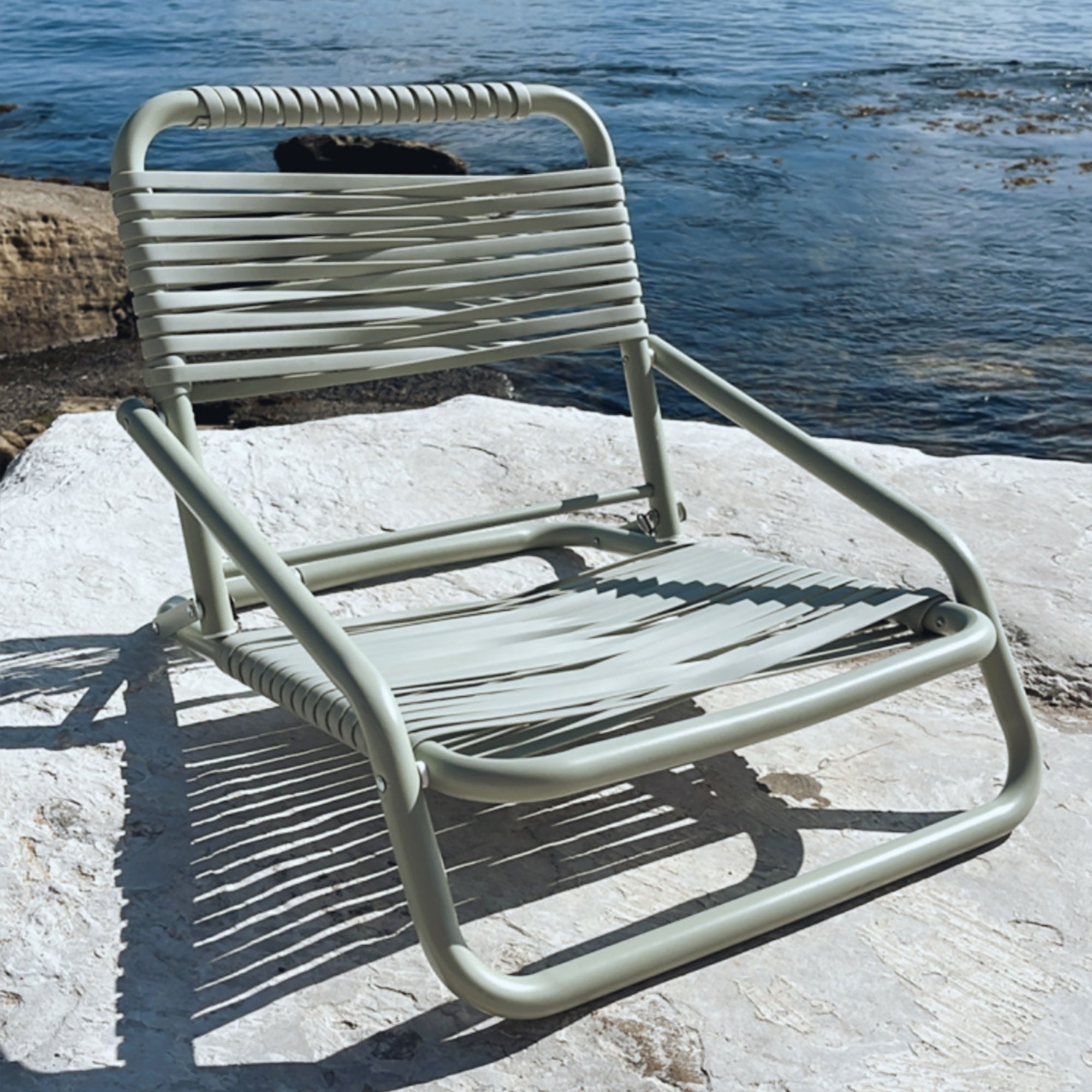 Designer Beach Chair-Sage