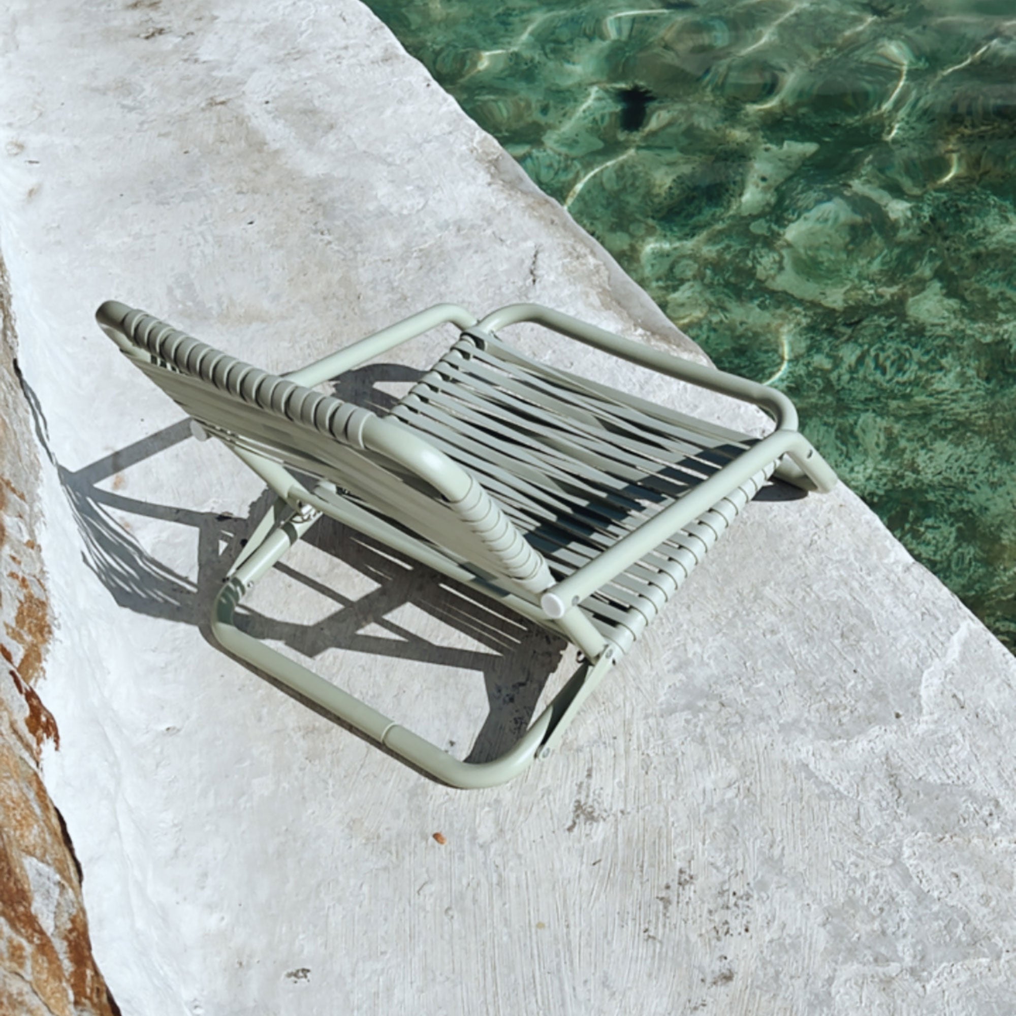Designer Beach Chair-Sage