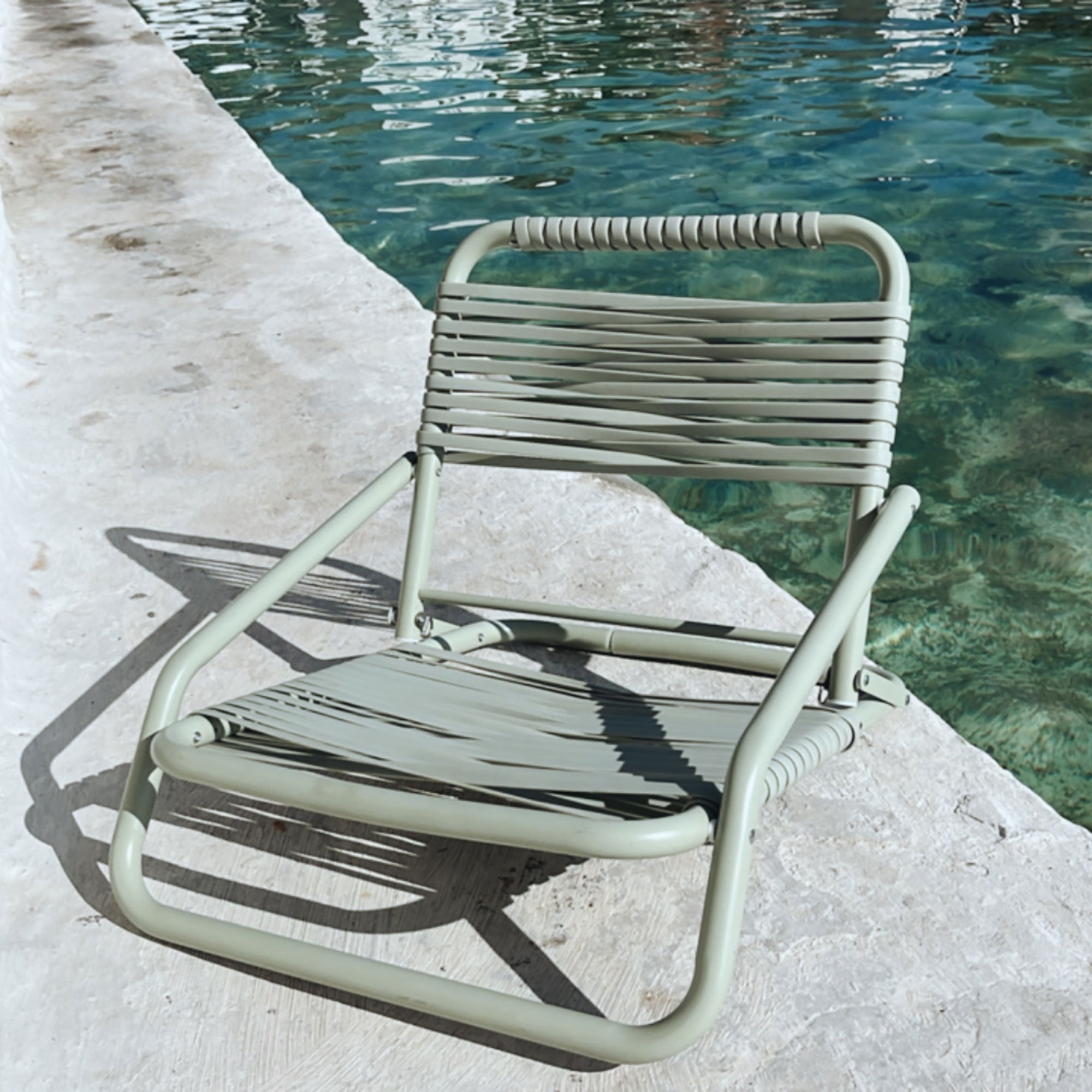 Designer Beach Chair-Sage