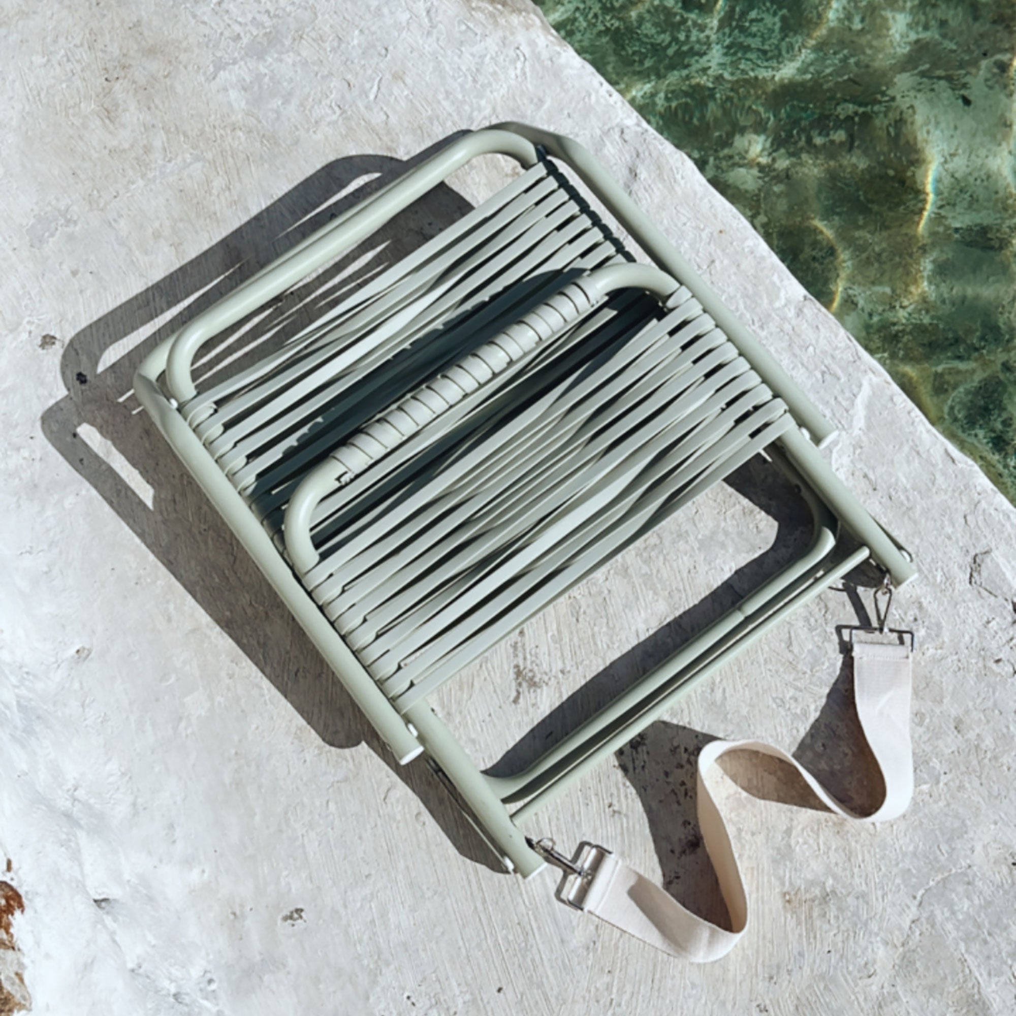 Designer Beach Chair-Sage