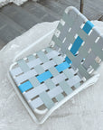 Designer Beach Chair-Blue Grey