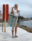 Designer Beach Chair-Blue Grey