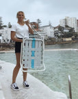 Designer Beach Chair-Blue Grey