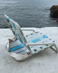Designer Beach Chair-Blue Grey