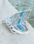 Designer Beach Chair-Blue Grey