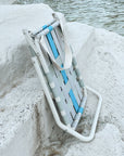Designer Beach Chair-Blue Grey
