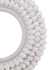 Tribal Shell Decor Stand-White Shells-Medium