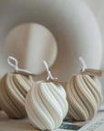 Swirl Candle-Natural-Lime Basil & Citrus