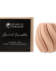 Swirl Candle-Amber-Orange Blossom