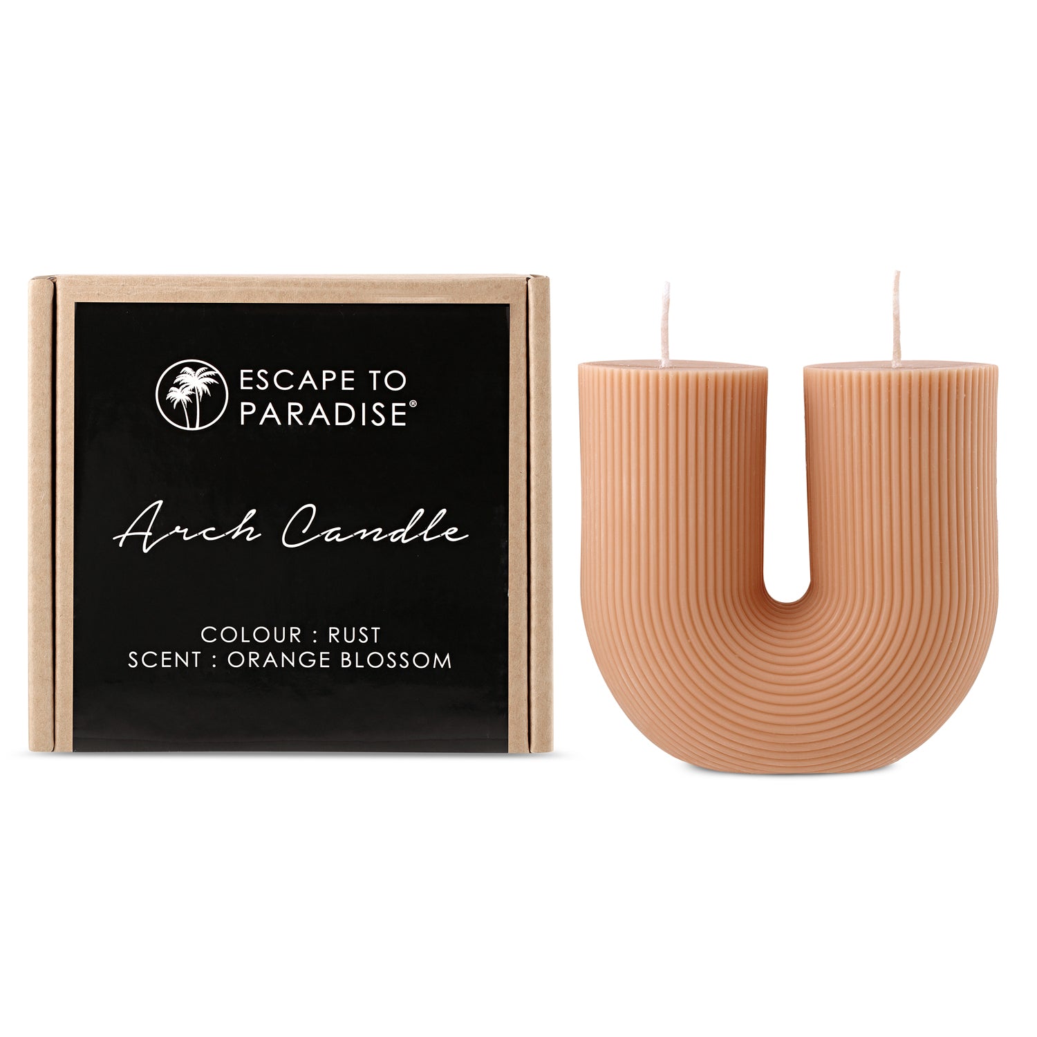 Arch Candle-Amber-Orange Blossom