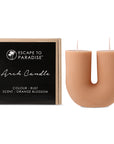Arch Candle-Amber-Orange Blossom