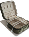 Small Velvet Jewellery Box-Green
