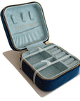 Small Velvet Jewellery Box-Swan