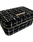 Large Tweed Jewellery Box-Black