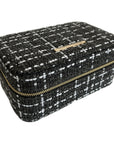 Large Tweed Jewellery Box-Khaki