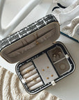 Large Tweed Jewellery Box-Khaki