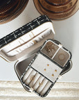 Large Tweed Jewellery Box-Khaki