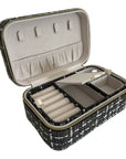 Large Tweed Jewellery Box-Khaki