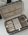 Large Tweed Jewellery Box-Khaki