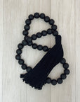Large Wood Beads-Black