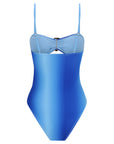 Gold Ring One Piece-Gradient Blue