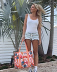 Striped Beach Bag-Bahamas