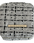 Small Tweed Jewellery Box-Cream