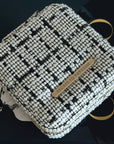 Small Tweed Jewellery Box-Cream