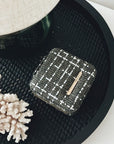 Small Tweed Jewellery Box-Khaki