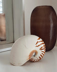 Embossed Glass Vase-Medium-Coffee