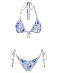 Triangle Bikini Set-Aegean Sea